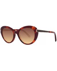 Swarovski - Accessoires ,Bruin ,Cat Eye Acetaat Zonnebril - Lyst