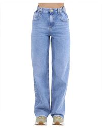 Gaelle Paris - Denim wide leg jeans für frauen - Lyst