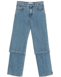 The Attico - Wide Jeans - Lyst