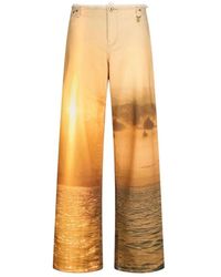Roberto Cavalli - Straight Fit Jeans - Lyst