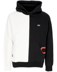 Propaganda - Hoodies & Sweatvesten ,Veelkleurig ,Katoen Dubbele Hoodie Wit/Zwart - Lyst