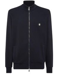 Billionaire - Hoodies & Sweatvesten ,Blauw ,Katoen Full-Zip Tracksuit Jacket - Lyst