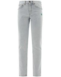 Off-White c/o Virgil Abloh - Denim jeans mit logo-detail - Lyst