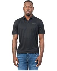 RICHMOND - Klassisches schwarzes poloshirt - Lyst