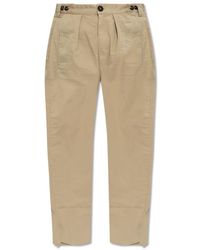 DSquared² - Broeken ,Katoen Broek Met Wijde Pijpen - Lyst