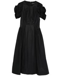 Simone Rocha - Rose Puff Sleeve Hip Dress - Lyst