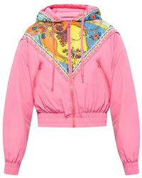 Versace Jeans Insulated Hooded Jacket - Roze