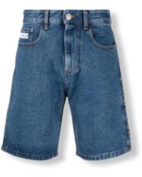 Gcds Denim Shorts - - Heren - Blauw