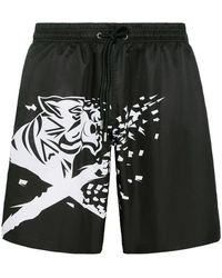 Philipp Plein - Fitness ,Zwart ,Polyester Boxershorts - Lyst