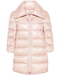 Herno - Jassen ,Roze ,Nylon Cleofe Down Jacket - Lyst