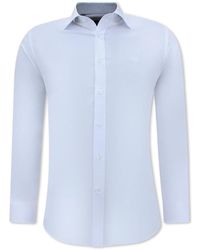 Gentile Bellini - Stilvolle hemden für männer - bluse mit slim fit passform und stretch - Lyst