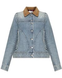 McQueen - Denim Jackets - Lyst