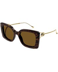 Gucci - Gafas de sol marrón/habana - Lyst