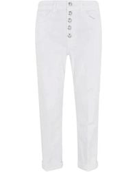 Dondup - Koons Cropped Jeans - Lyst