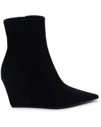 Vic Matié - Schwarzer cocoon stiefelette - Lyst