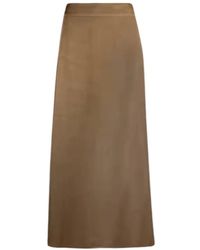 Stenströms - Beiger Maxirock Aus Seidenmischung - Lyst