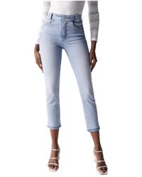 Salsa Jeans - Cropped jeans - Lyst
