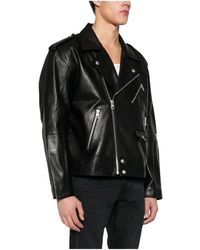 Calvin Klein - Leather Jackets - Lyst