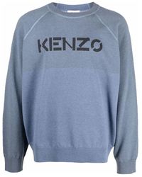 KENZO - Knitwear > round-neck knitwear - Lyst