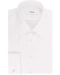 Lardini - Overhemden ,Wit ,Katoen Formele Overhemd - Lyst