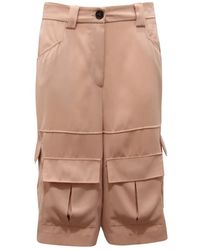 ViCOLO - Korte Broeken ,Roze ,Te 0056 Bermuda Lungo Wo Cargo - Lyst