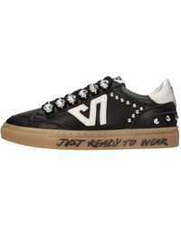Emanuélle Vee - Schoenen ,Zwart ,Leer Sneakers - Lyst