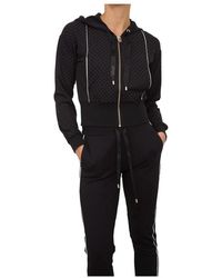 Liu Jo - Schwarzer sweatshirt mit modernem stil - Lyst