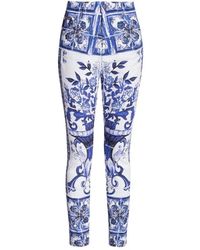 Dolce & Gabbana - 'grace' Patterned Jeans, - Lyst