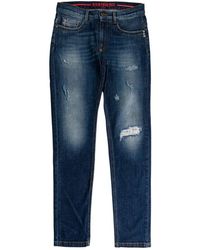 Bikkembergs - Zerrissene slim fit jeans - Lyst