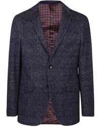 Etro - Jassen ,Blauw ,Katoen Roma Jacket - Lyst