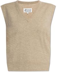 Maison Margiela - V-Neck Knitwear - Lyst