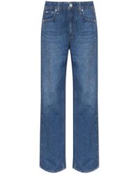 Rag & Bone - Jeans ,Blauw ,Katoen Miramar Terry Wide Leg Pant - Lyst