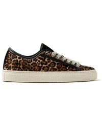 Date - Schoenen ,Bruin ,Leer Tender Animalier Leopard - Lyst