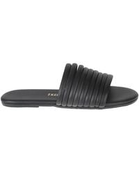 TKEES - Schoenen ,Zwart ,Leer Sandalen - Lyst