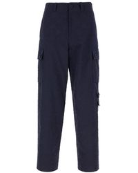 Givenchy - Broeken ,Blauw ,Katoen Stijlvolle Broeken Voor Mannen En Vrouwen - Lyst