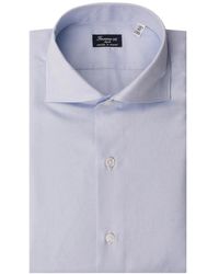 Finamore 1925 - Overhemden ,Blauw ,Formal Shirts - Lyst