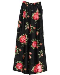 Dolce & Gabbana - Wide Trousers - Lyst