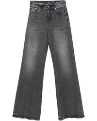 Dondup - Jeans ,Zwart ,Wide Jeans - Lyst
