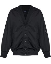 Comme des Garçons - Jassen ,Zwart ,Jas Met Drukknoopsluiting - Lyst
