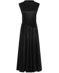 Jil Sander - Cupro Long Dress - Lyst