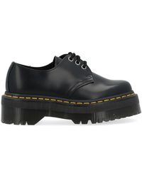 Dr. Martens - 1461 quad polished smooth scarpa in pelle con lacci - Lyst