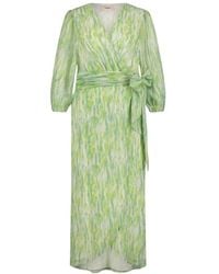 Freebird by Steven - Blossom midi kleid grün - Lyst