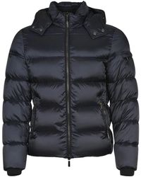 Moorer - Jassen ,Blauw ,Nylon Brett Sh - Lyst