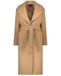 Moschino - Belted Coats - Lyst