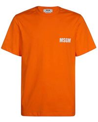 MSGM - T-Shirts - Lyst