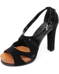 Tod's - Schoenen ,Zwart ,Leer Stijlvolle Sandaal Schoen Made - Lyst