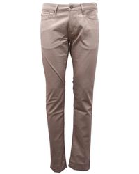 Armani - Slim Fit Katoenen Broek 5 Zak - Lyst