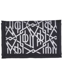 DOLLY NOIRE - Accessoires ,Zwart ,Polyester Reflecterende Monogram Portemonnee Zwart - Lyst