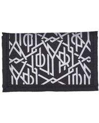 DOLLY NOIRE - Accessoires ,Zwart ,Polyester Reflecterende Monogram Portemonnee Zwart - Lyst