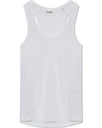 Isabel Marant - Tops ,Wit ,Leer Thea Top - Lyst
